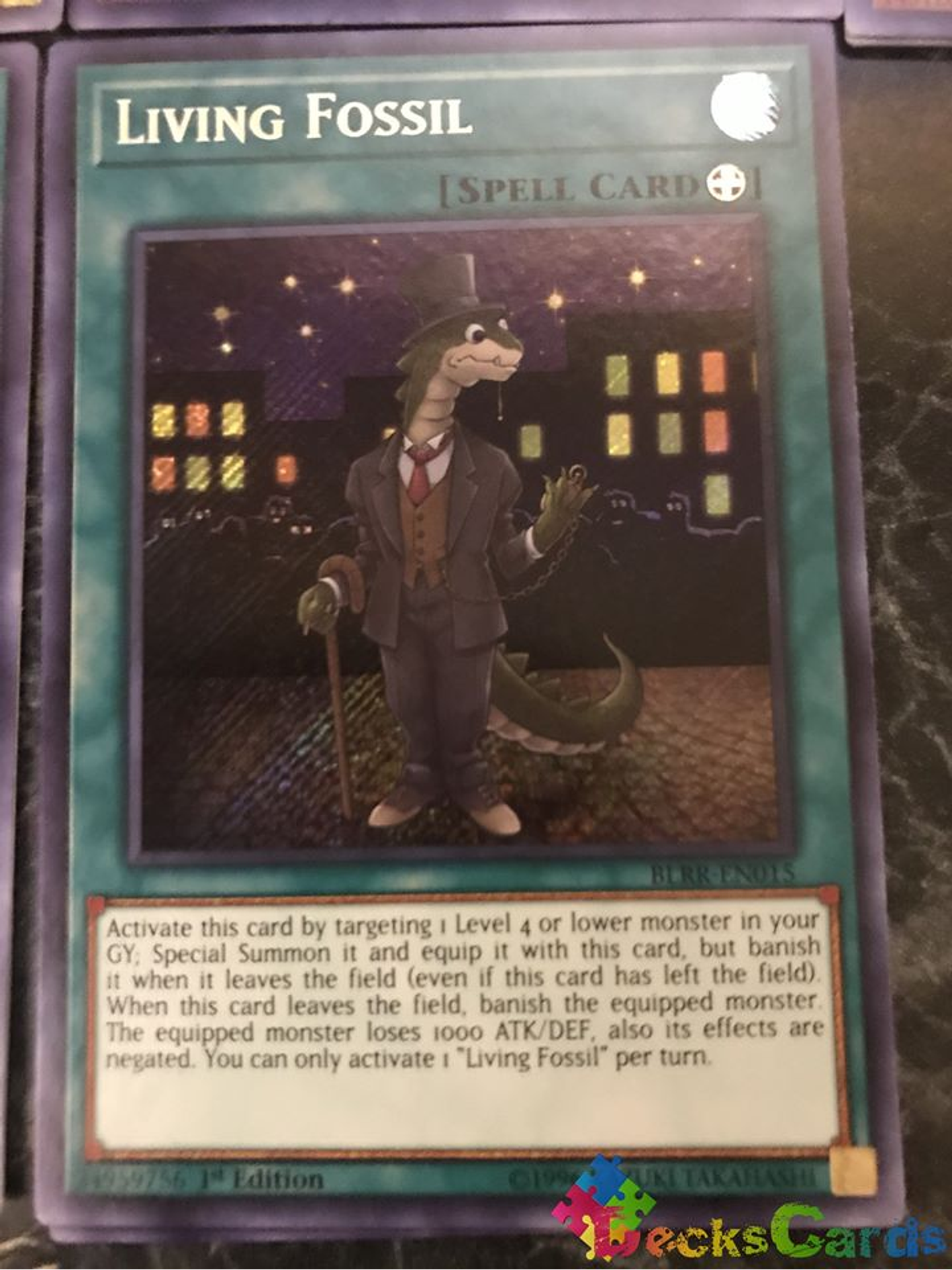 Living Fossil - BLRR-EN015 - Secret Rare 1st Edition 1