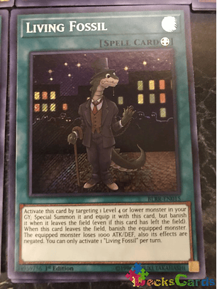 Living Fossil - BLRR-EN015 - Secret Rare 1st Edition