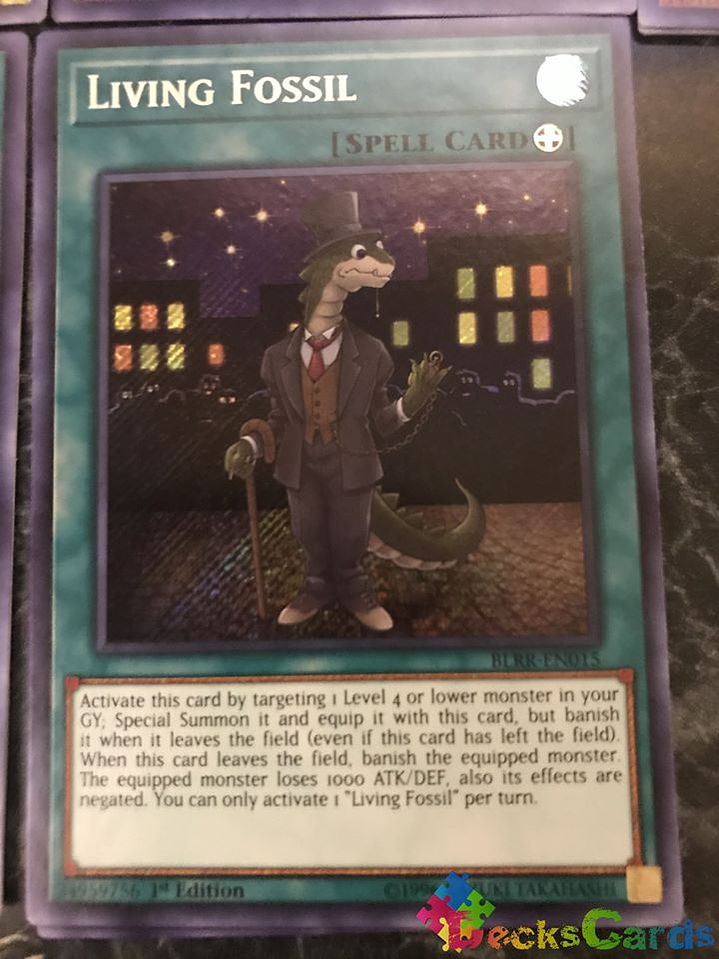Living Fossil - BLRR-EN015 - Secret Rare 1st Edition 1