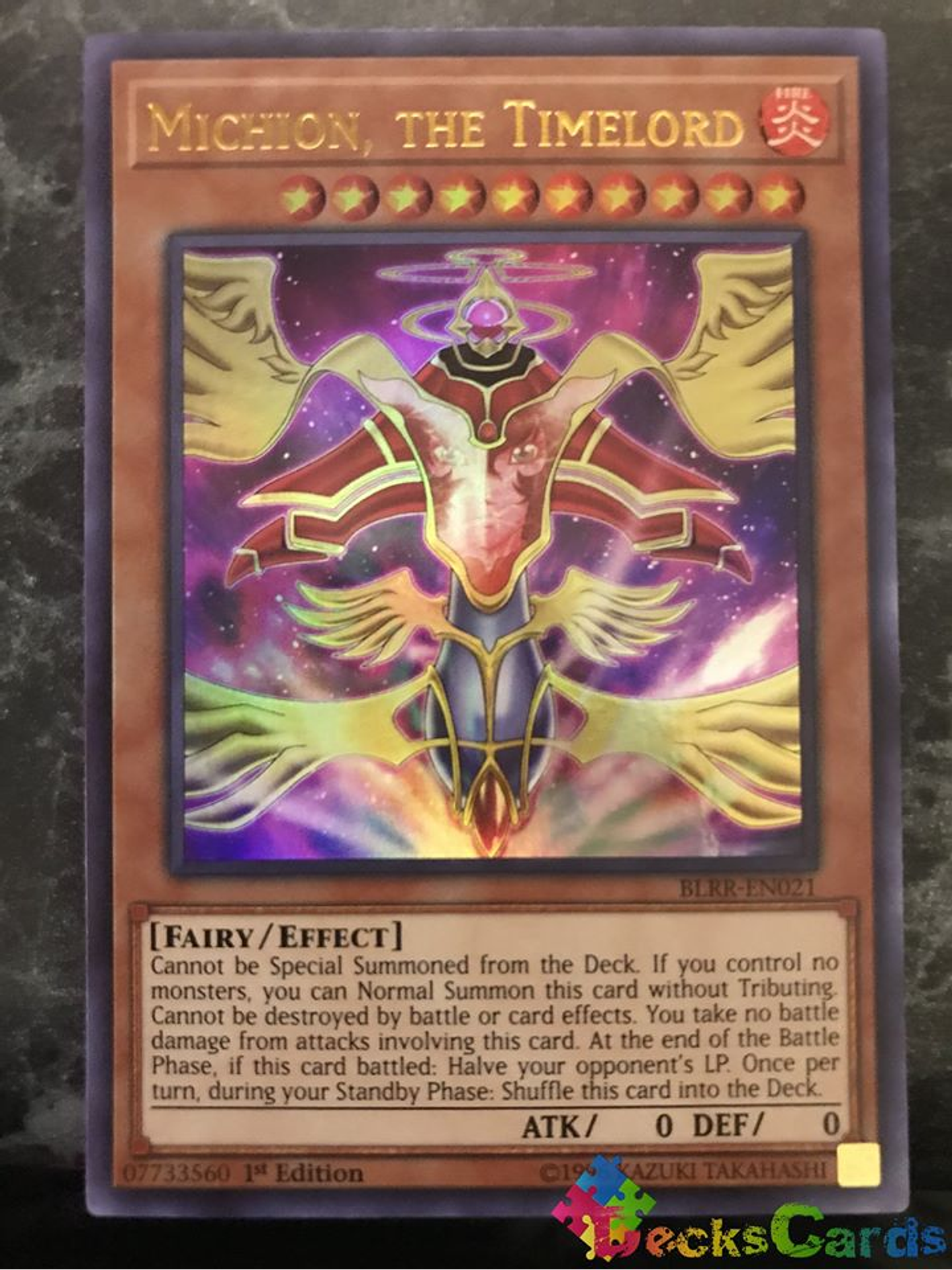 Michion, the Timelord - BLRR-EN021 - Ultra Rare 1st Edition 1