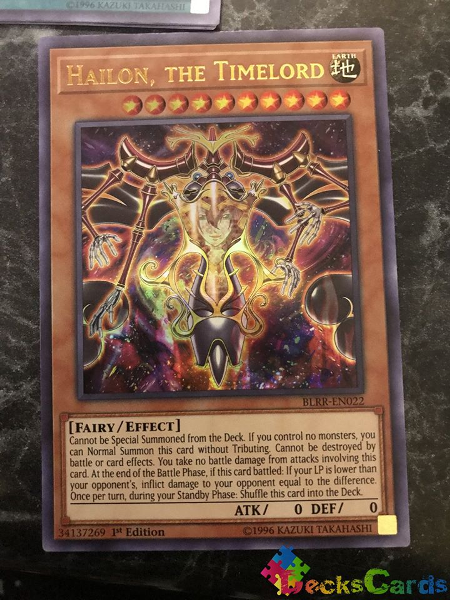 Hailon, the Timelord - BLRR-EN022 - Ultra Rare 1st Edition 1