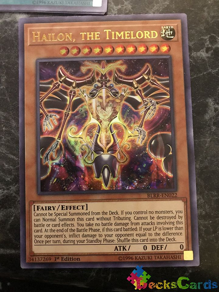 Hailon, the Timelord - BLRR-EN022 - Ultra Rare 1st Edition 1