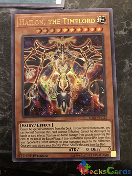 Hailon, the Timelord - BLRR-EN022 - Ultra Rare 1st Edition