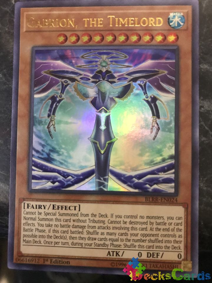 Gabrion, the Timelord - BLRR-EN024 - Ultra Rare 1st Edition