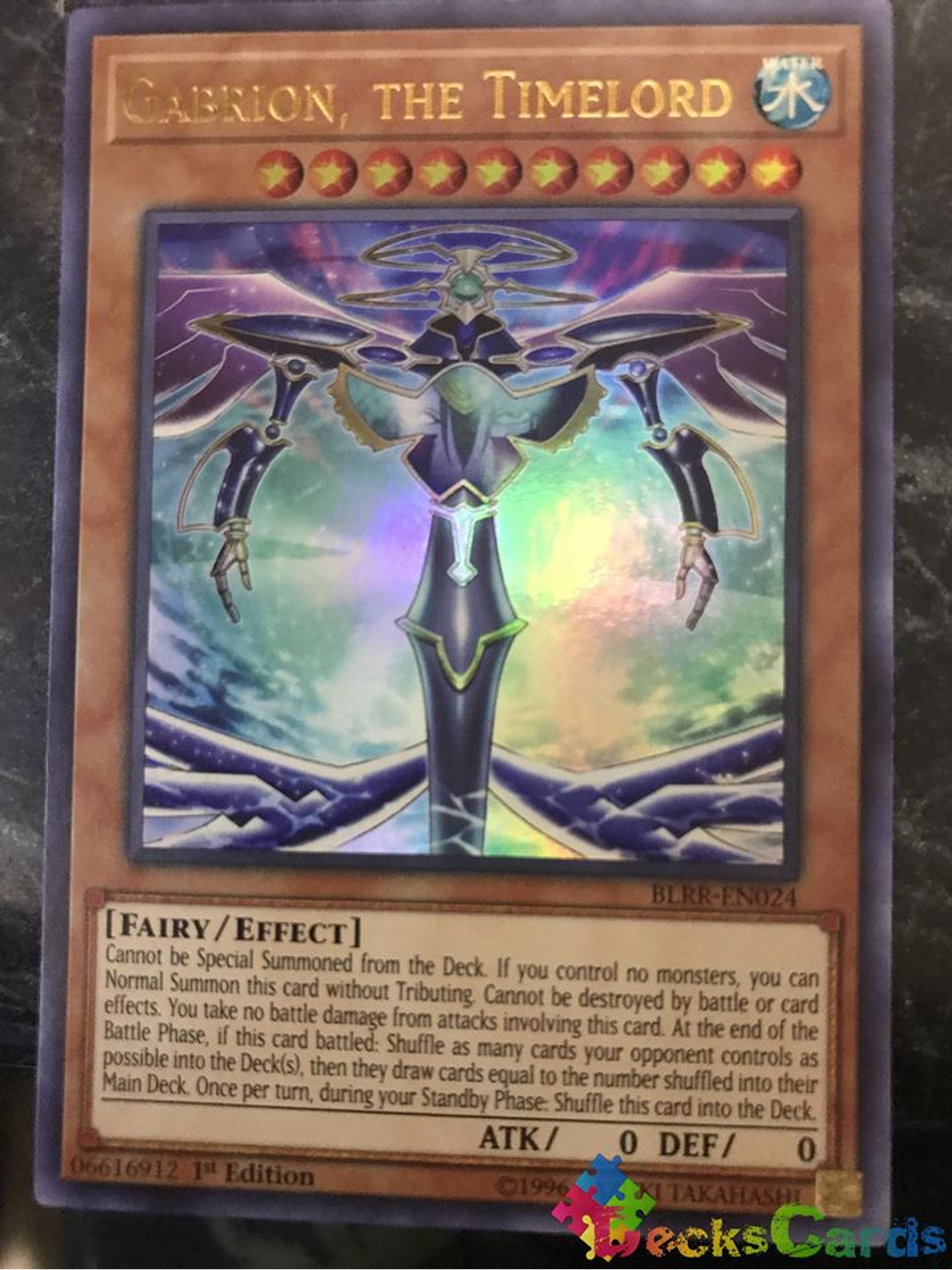 Gabrion, the Timelord - BLRR-EN024 - Ultra Rare 1st Edition 1