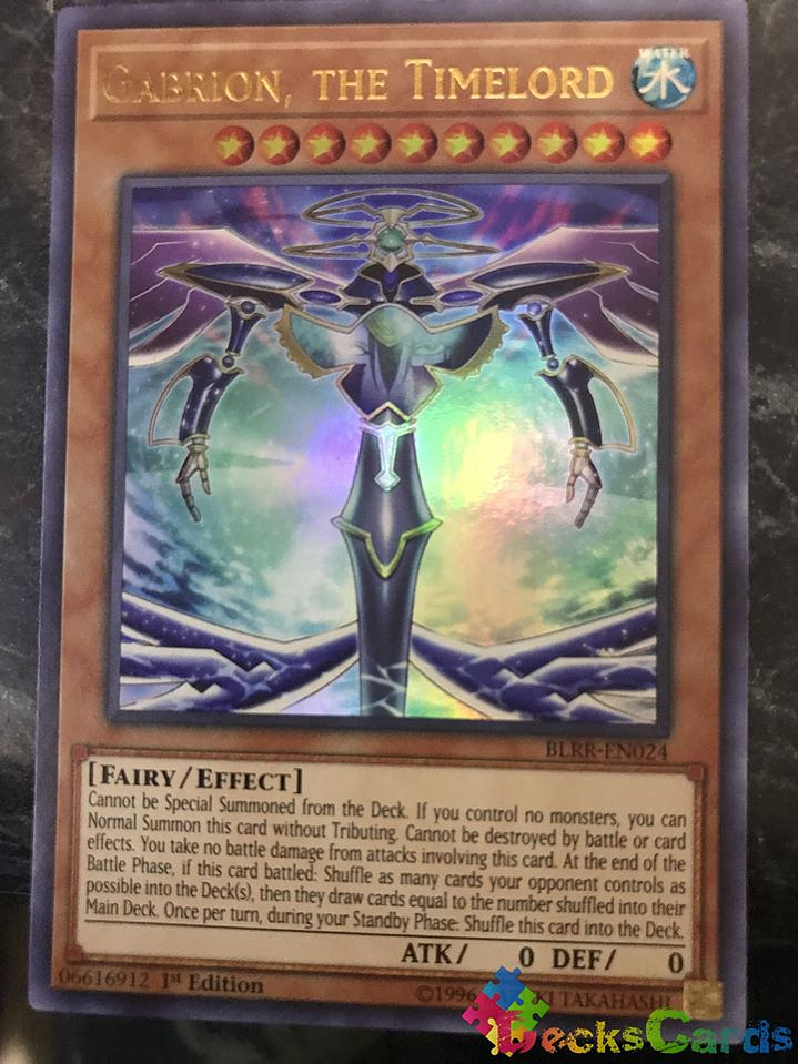 Gabrion, the Timelord - BLRR-EN024 - Ultra Rare 1st Edition 1