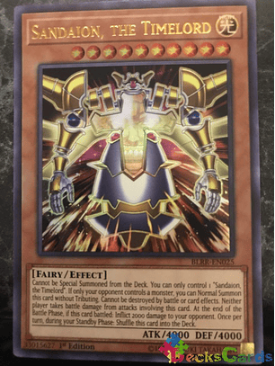 Sandaion, the Timelord - BLRR-EN025 - Ultra Rare 1st Edition