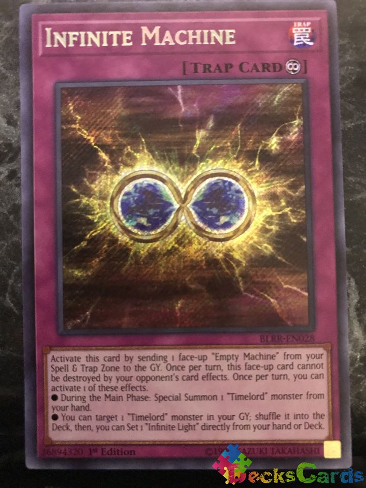 Infinite Machine - BLRR-EN028 - Secret Rare 1st Edition 1
