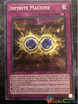 Infinite Machine - BLRR-EN028 - Secret Rare 1st Edition