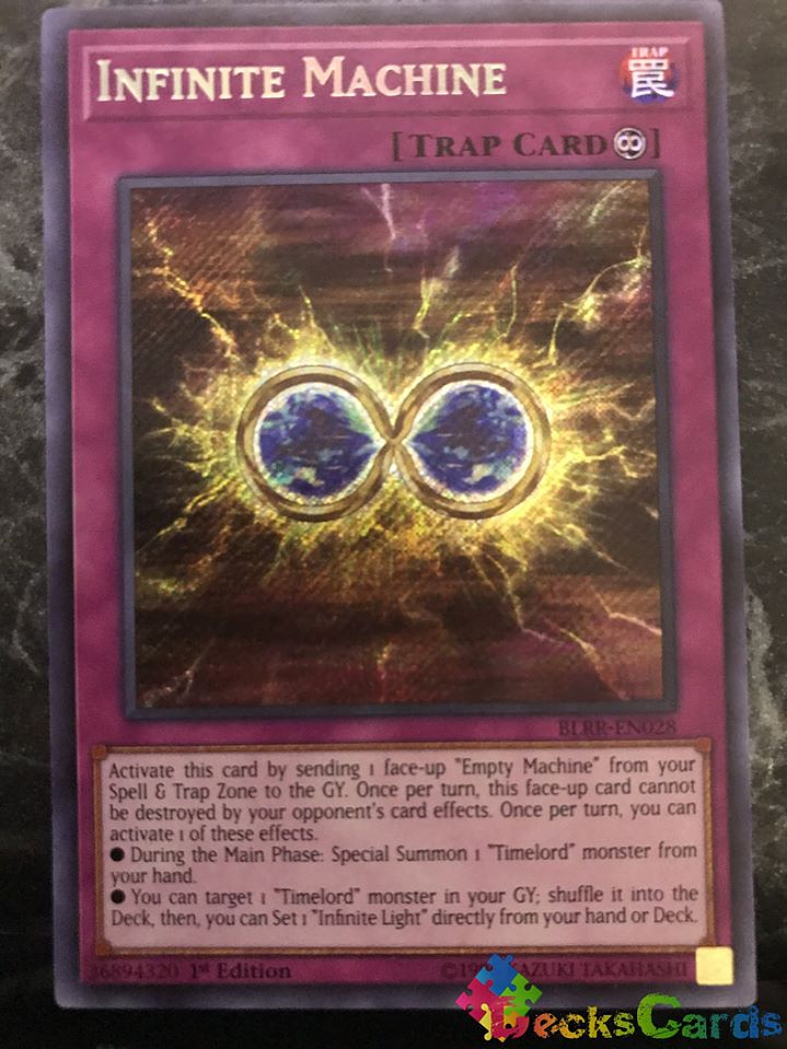 Infinite Machine - BLRR-EN028 - Secret Rare 1st Edition 1