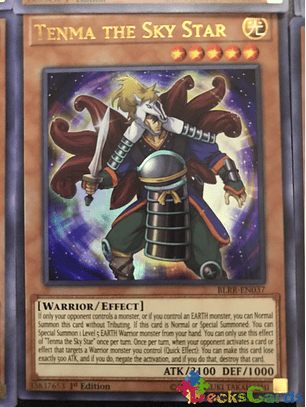 Tenma the Sky Star - BLRR-EN037 - Ultra Rare 1st Edition
