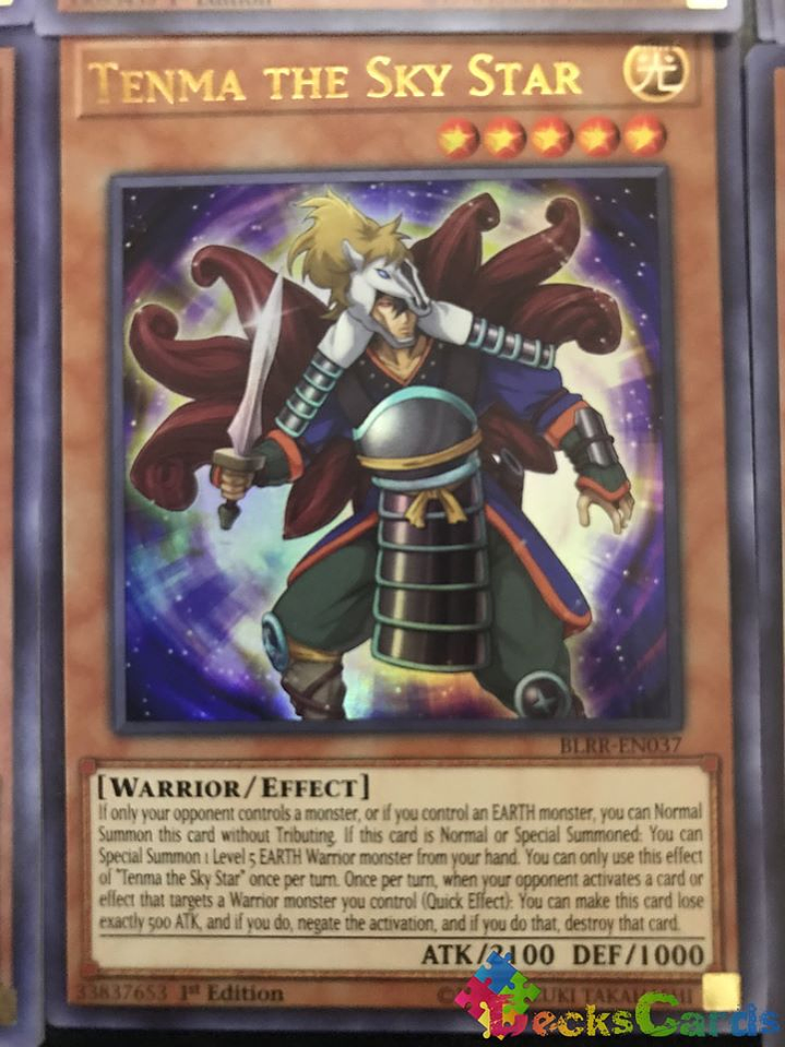 Tenma the Sky Star - BLRR-EN037 - Ultra Rare 1st Edition 1
