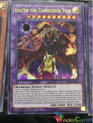 Idaten the Conqueror Star - BLRR-EN039 - Ultra Rare 1st Edition