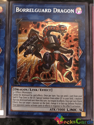 Borrelguard Dragon - BLRR-EN044 - Secret Rare 1st Edition