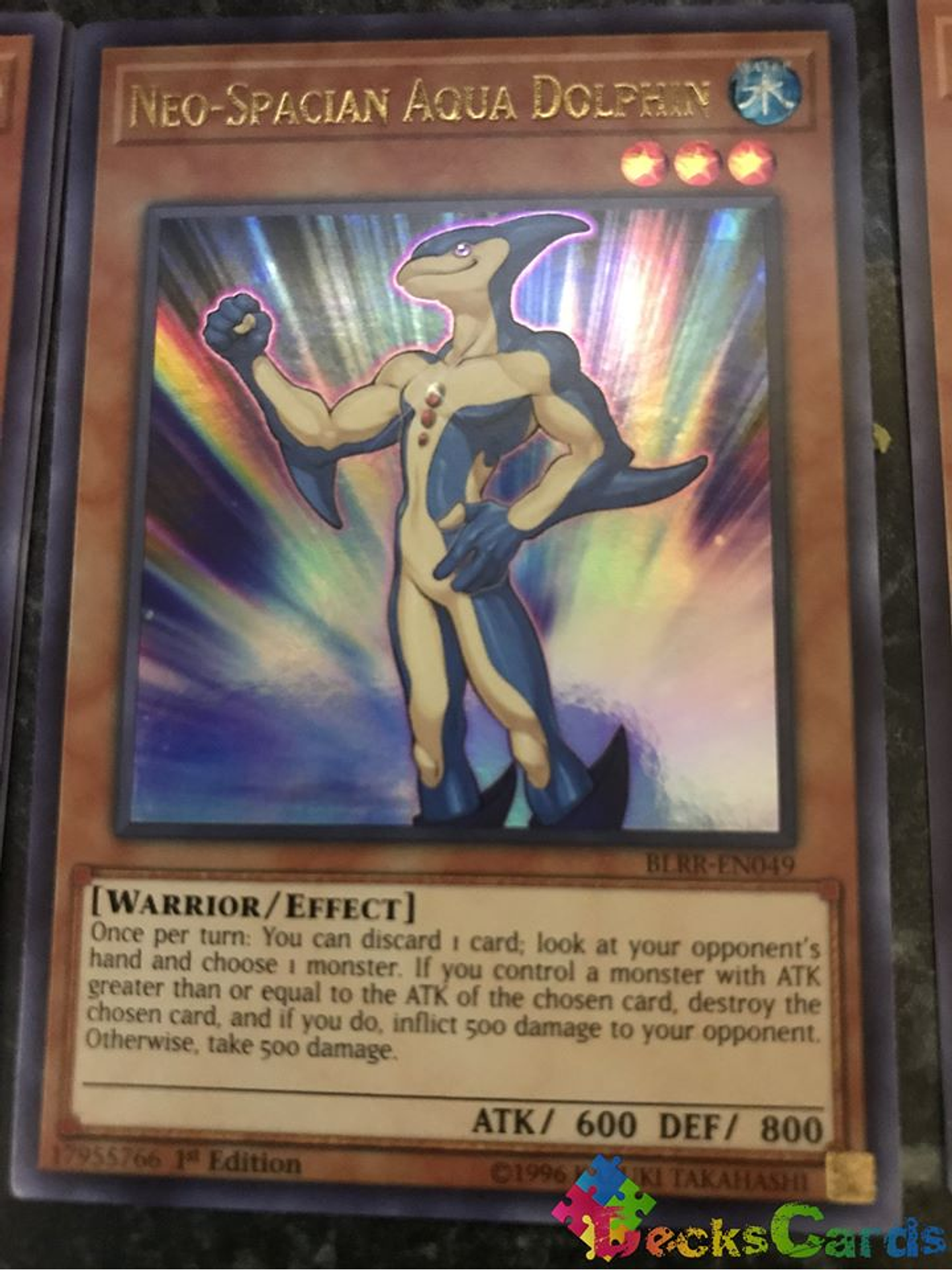 Neo-Spacian Aqua Dolphin - BLRR-EN049 - Ultra Rare 1st Edition 1
