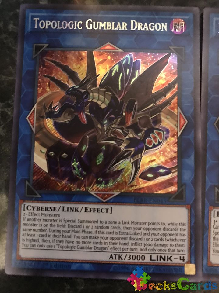 Topologic Gumblar Dragon - BLRR-EN043 - Secret Rare 1st Edition 1