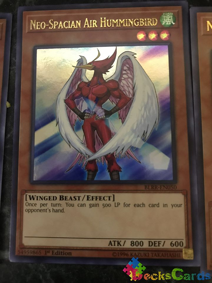 Neo-Spacian Air Hummingbird - BLRR-EN050 - Ultra Rare 1st Edition 1