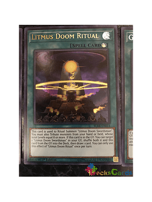 Litmus Doom Ritual - BLRR-EN014 - Ultra Rare 1st Edition