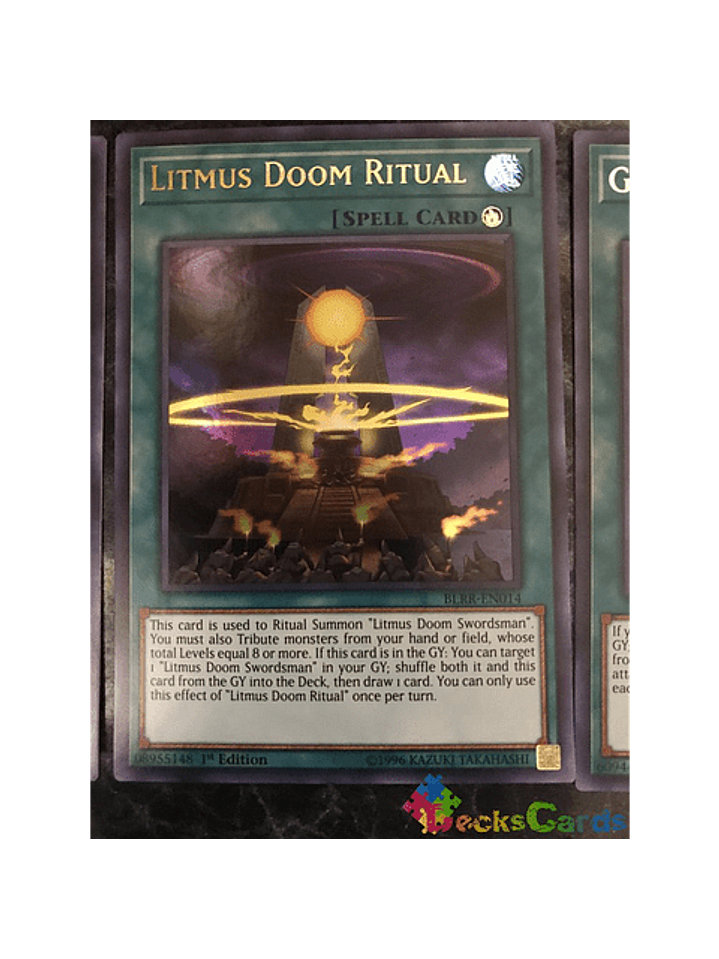 Litmus Doom Ritual - BLRR-EN014 - Ultra Rare 1st Edition 1