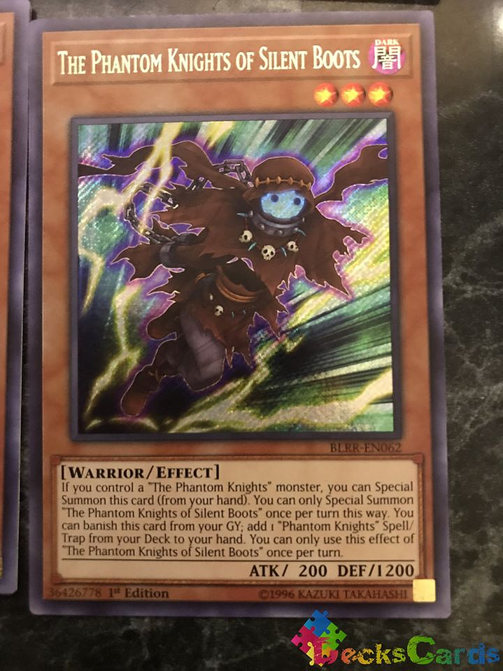 The Phantom Knights of Silent Boots - BLRR-EN062 - Secret Rare 1st Edition 1