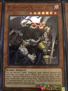 Darklord Nasten - BLRR-EN077 - Ultra Rare 1st Edition