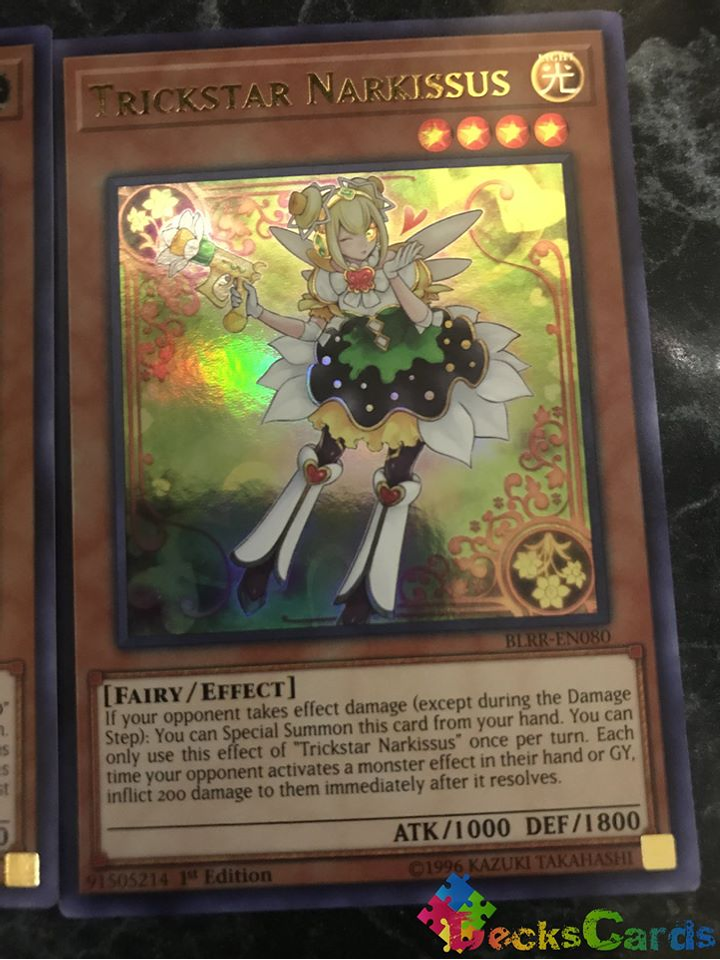 Trickstar Narkissus - BLRR-EN080 - Ultra Rare 1st Edition 1