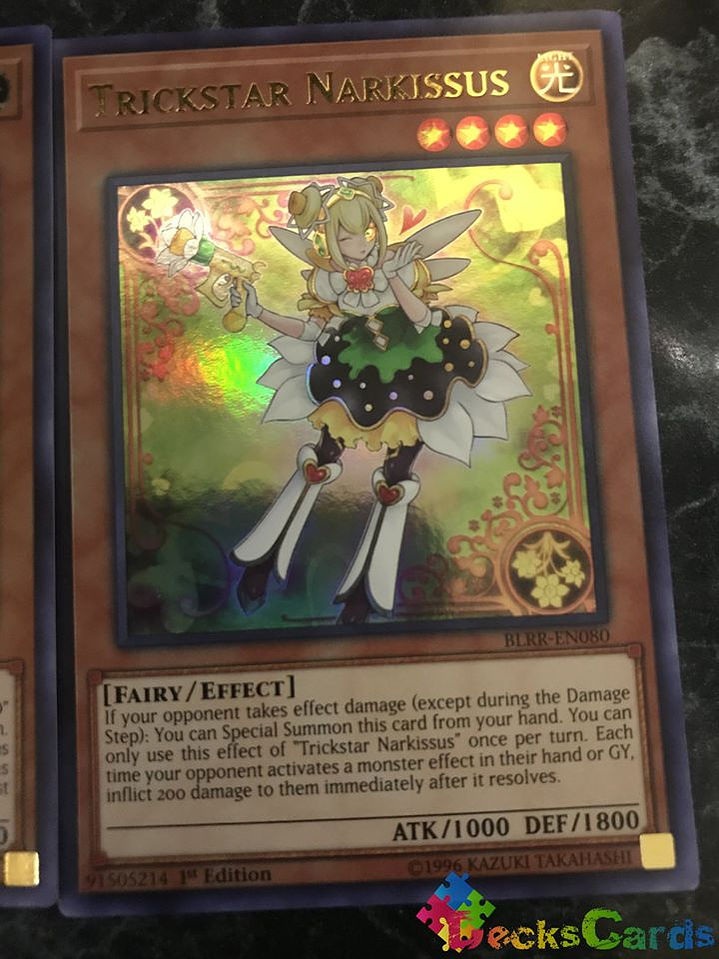 Trickstar Narkissus - BLRR-EN080 - Ultra Rare 1st Edition 1
