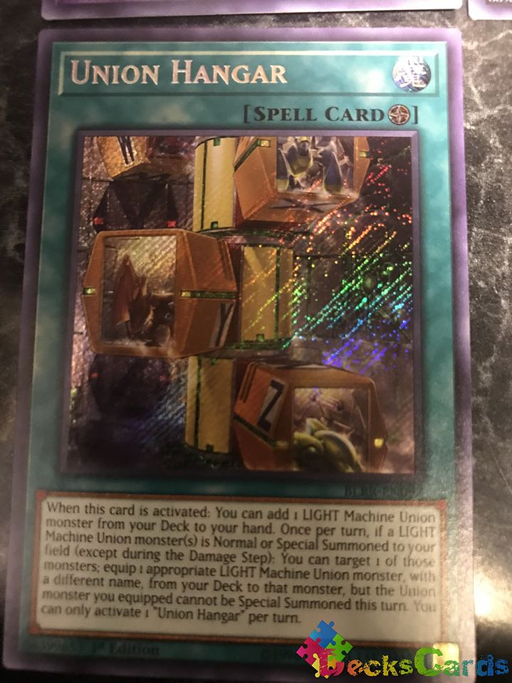 Union Hangar - BLRR-EN092 - Secret Rare 1st Edition 1