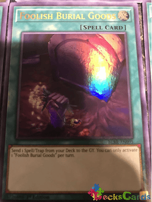Foolish Burial Goods - BLRR-EN095 - Ultra Rare 1st Edition