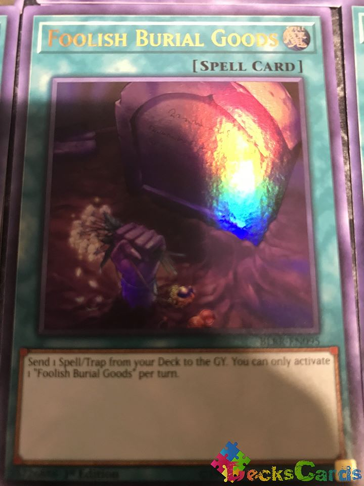 Foolish Burial Goods - BLRR-EN095 - Ultra Rare 1st Edition 1