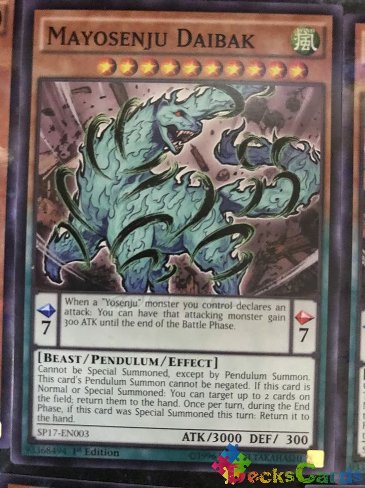 Mayosenju Daibak - SP17-EN003 - Common 1st Edition 1