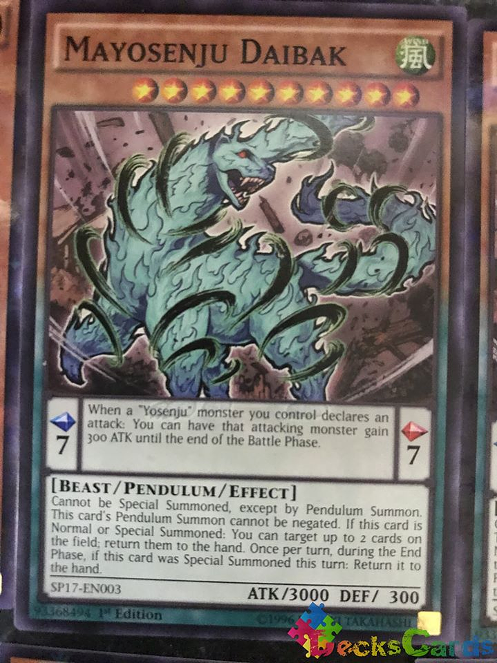 Mayosenju Daibak - SP17-EN003 - Common 1st Edition 1