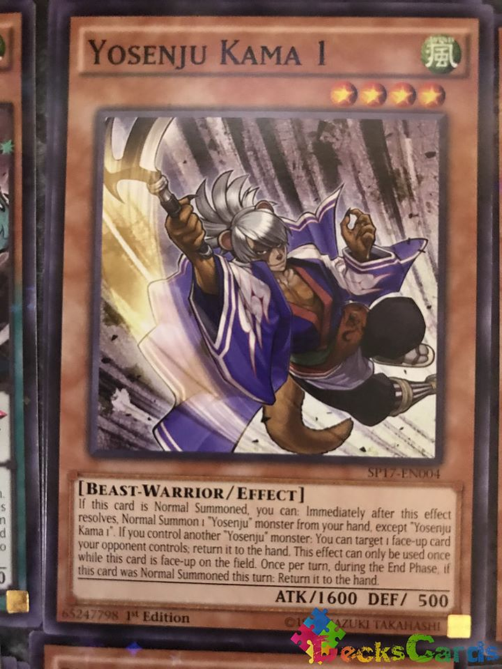 Yosenju Kama 1 - SP17-EN004 - Common 1st Edition 1