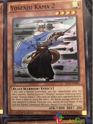 Yosenju Kama 2 - SP17-EN005 - Common 1st Edition