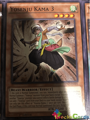 Yosenju Kama 3 - SP17-EN006 - Common 1st Edition