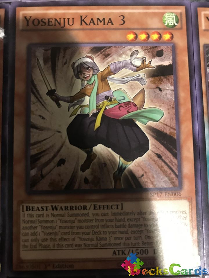 Yosenju Kama 3 - SP17-EN006 - Common 1st Edition 1