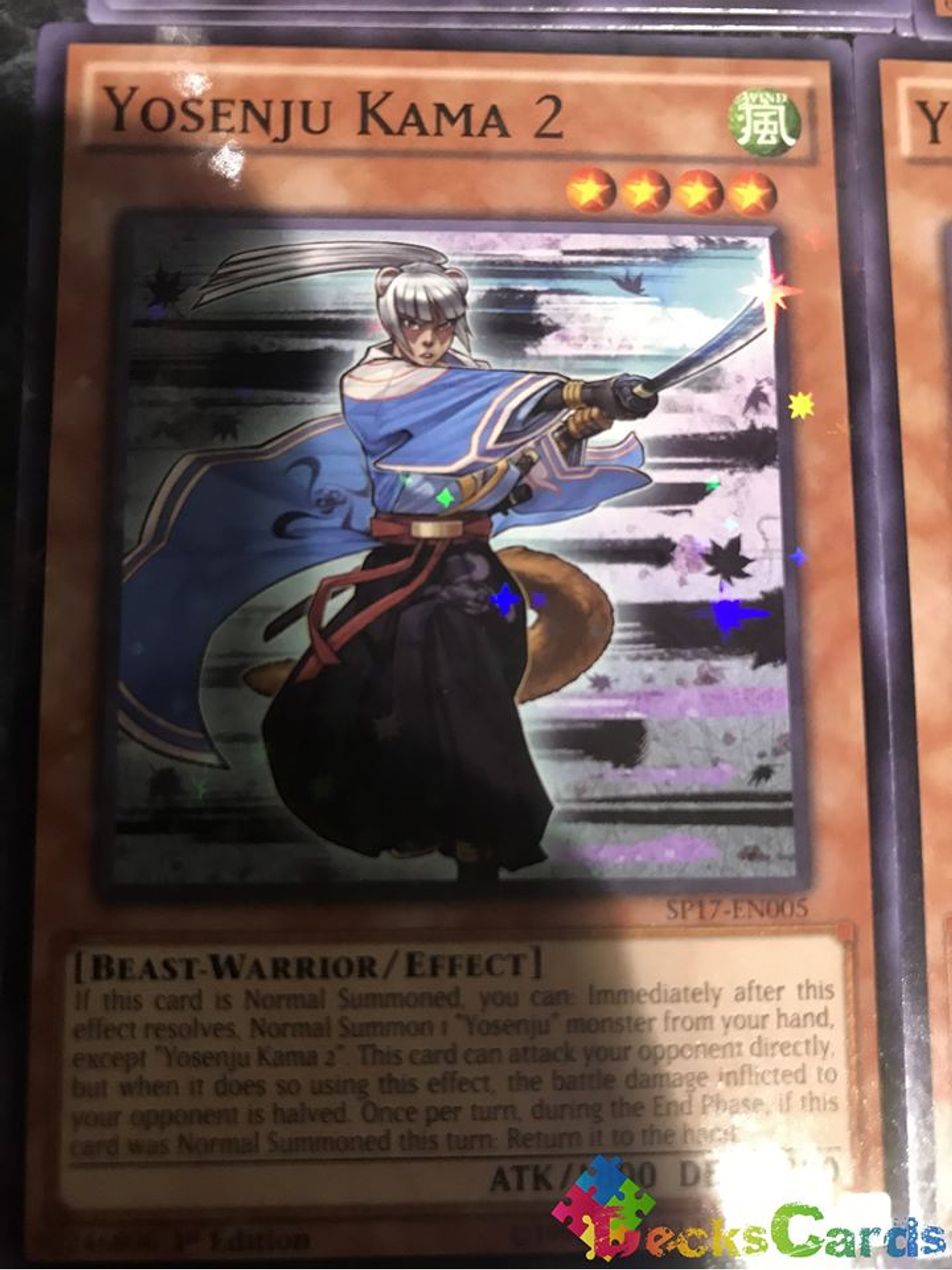 Yosenju Kama 2 - SP17-EN005 - Starfoil Rare 1st Edition 1
