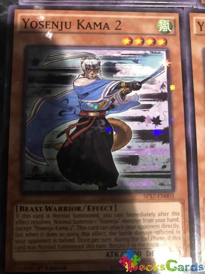 Yosenju Kama 2 - SP17-EN005 - Starfoil Rare 1st Edition 1
