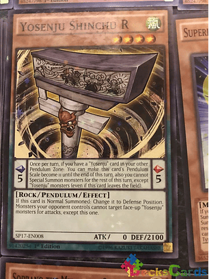 Yosenju Shinchu R - SP17-EN008 - Starfoil Rare 1st Edition