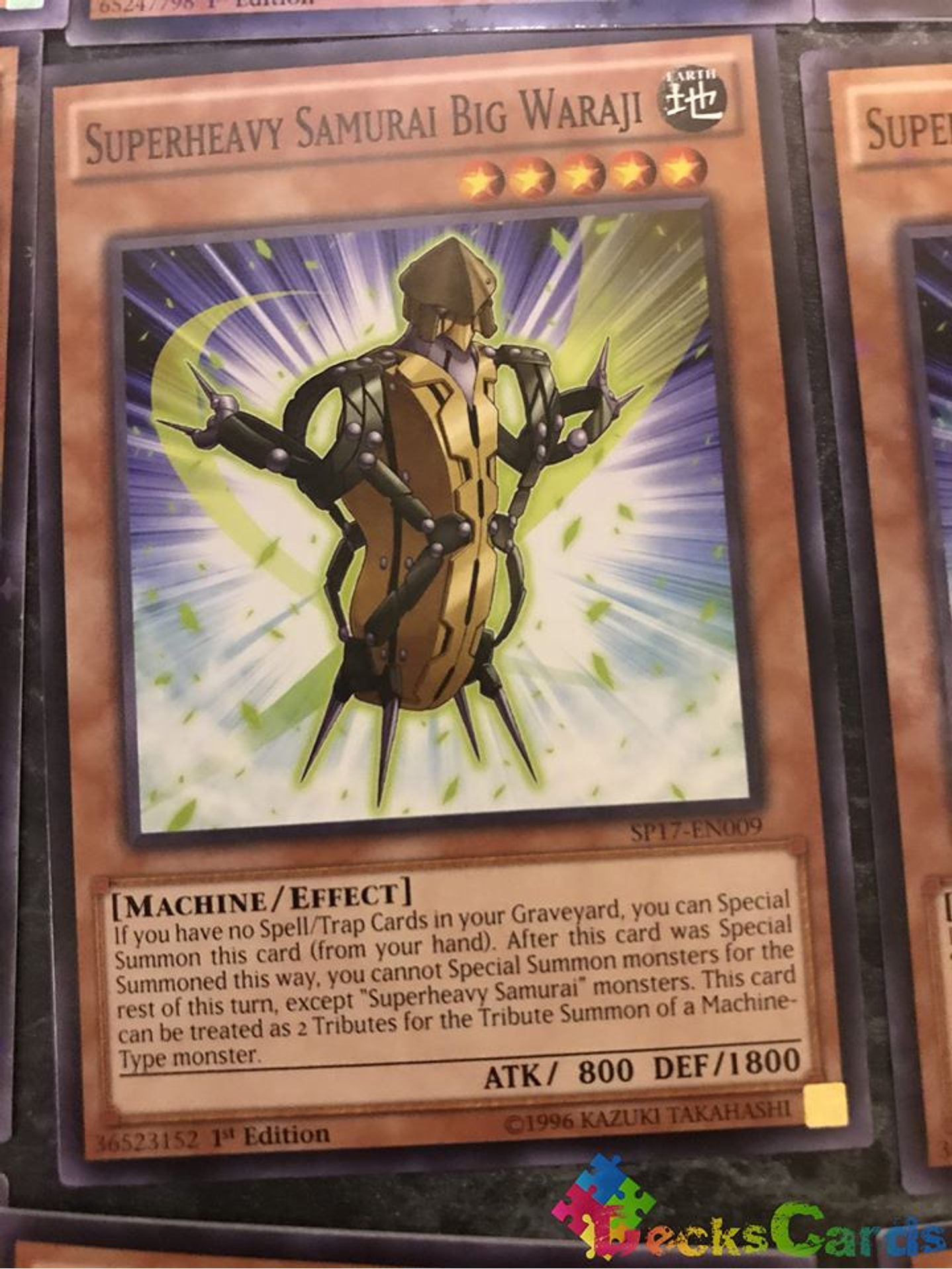 Superheavy Samurai Big Waraji - SP17-EN009 - Common 1st Edition 1