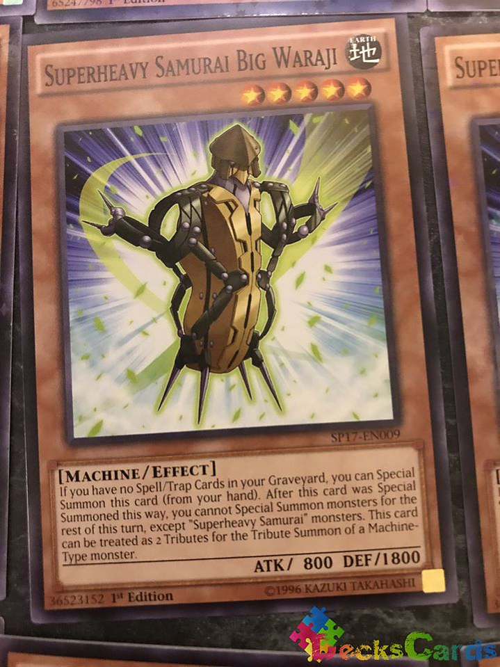 Superheavy Samurai Big Waraji - SP17-EN009 - Common 1st Edition 1