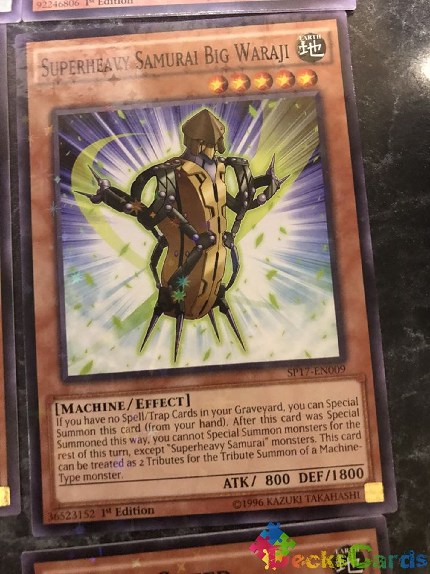 Superheavy Samurai Big Waraji - SP17-EN009 - Starfoil Rare 1st Edition 1