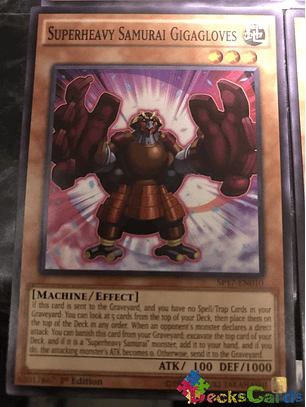 Superheavy Samurai Gigagloves - SP17-EN010 - Common 1st Edition