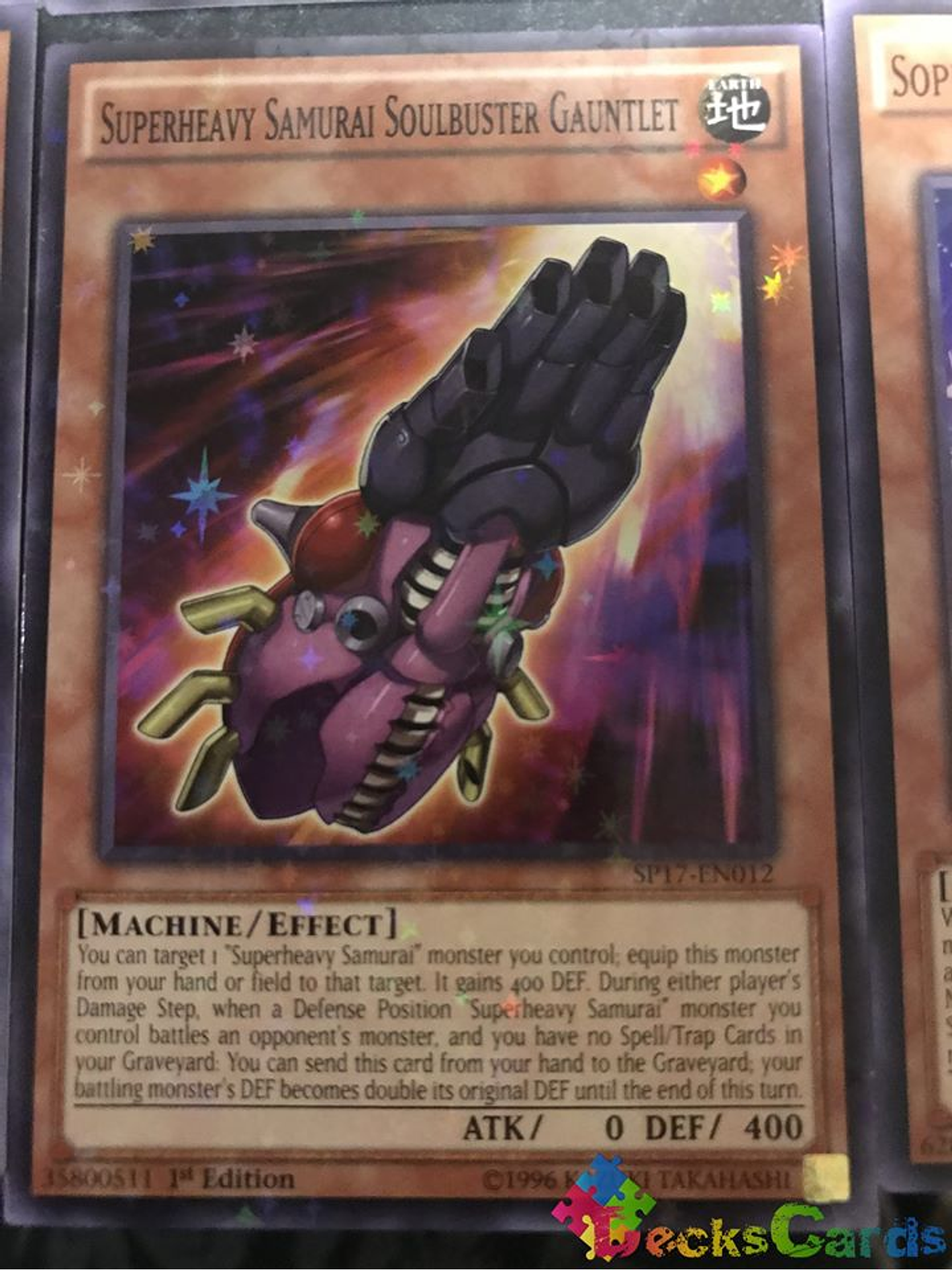 Superheavy Samurai Soulbuster Gauntlet - SP17-EN012 - Starfoil Rare 1st Edition 1