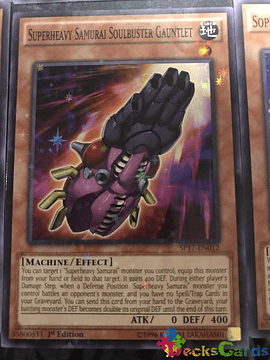 Superheavy Samurai Soulbuster Gauntlet - SP17-EN012 - Starfoil Rare 1st Edition