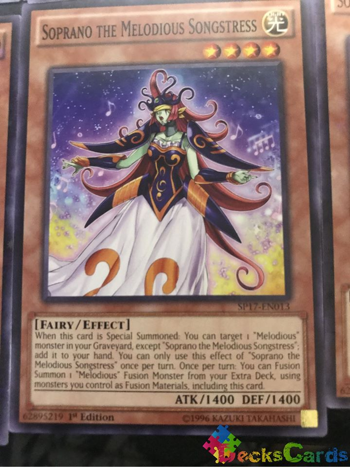 Soprano the Melodious Songstress - SP17-EN013 - Common 1st Edition 1