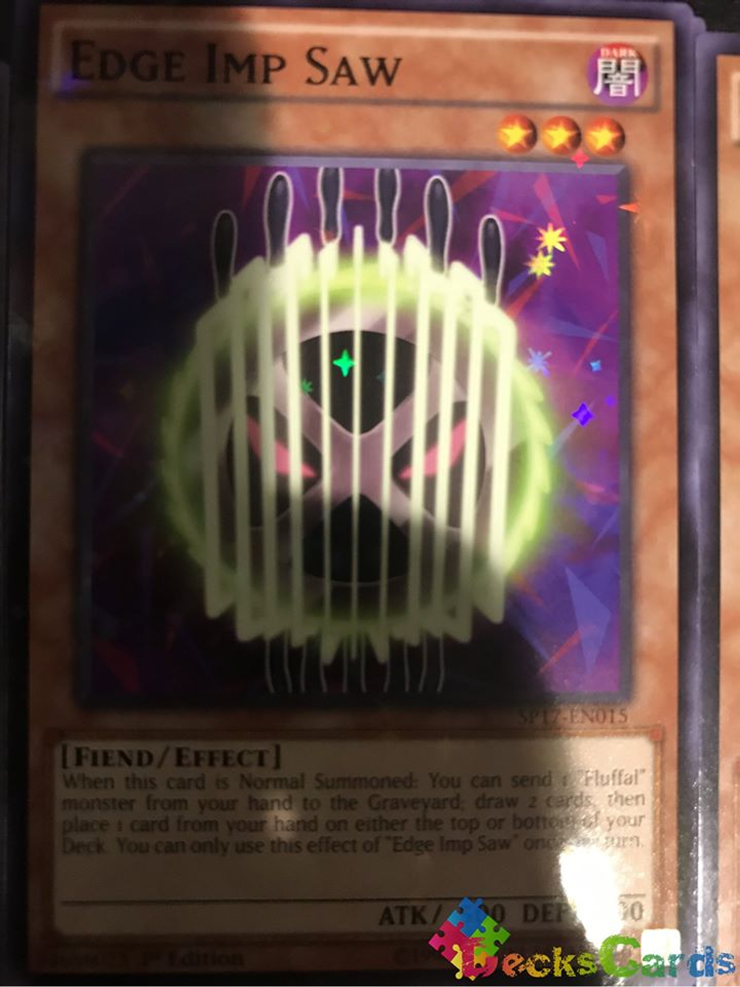 Edge Imp Saw - SP17-EN015 - Starfoil Rare 1st Edition 1