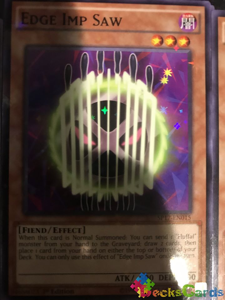 Edge Imp Saw - SP17-EN015 - Starfoil Rare 1st Edition 1