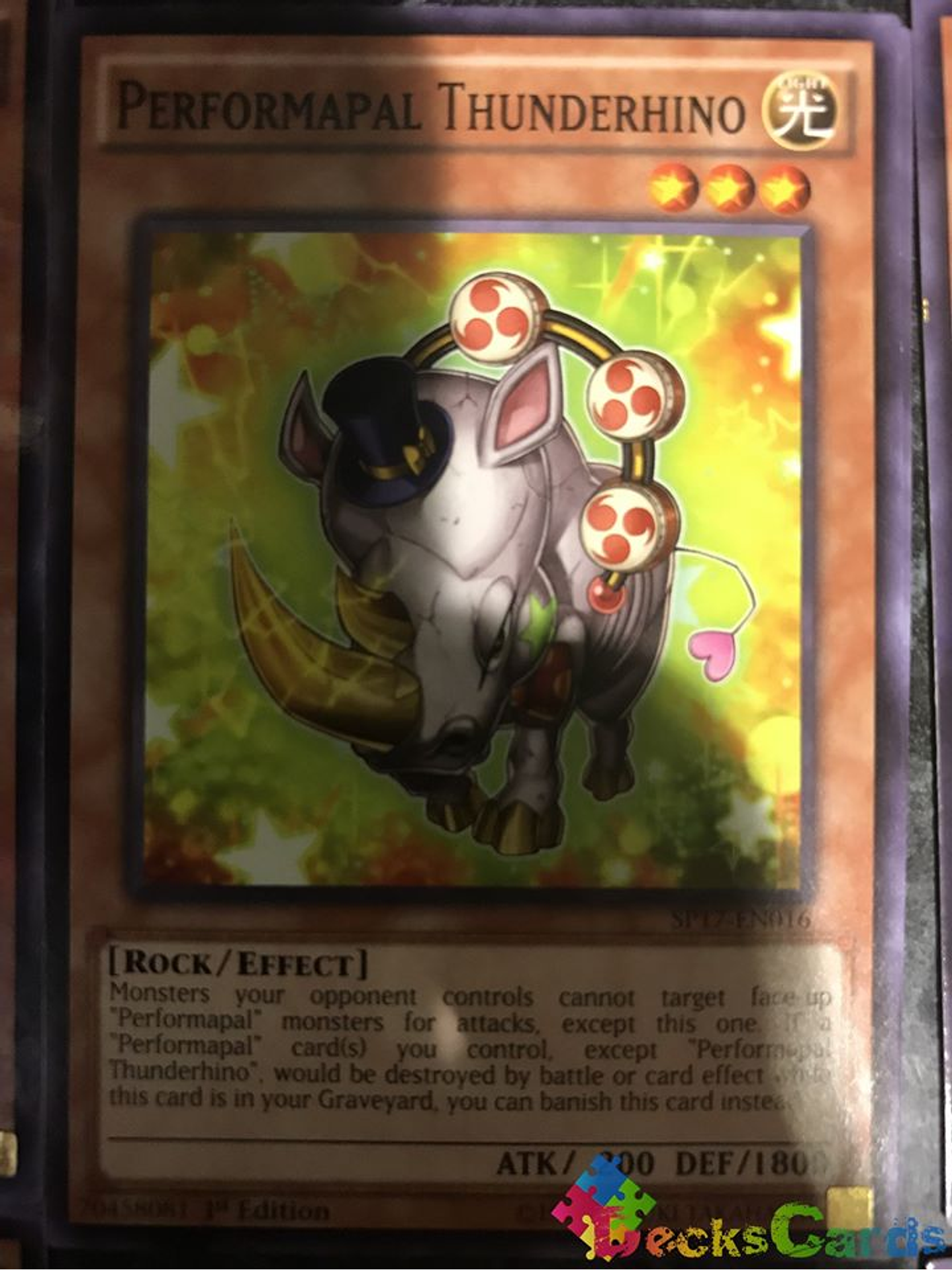 Performapal Thunderhino - SP17-EN016 - Common 1st Edition 1