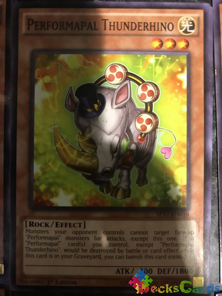 Performapal Thunderhino - SP17-EN016 - Common 1st Edition 1